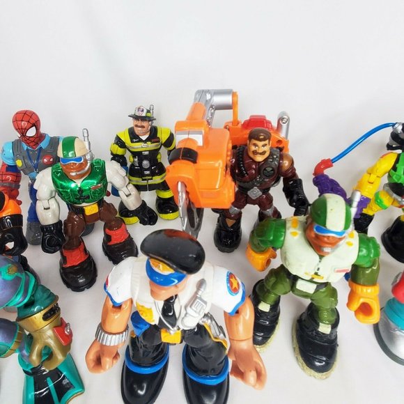 Fisher Price Mattel Rescue Heroes Action Figure 10 pc Lot 1997-2001 - Picture 8 of 9